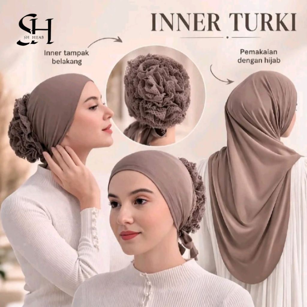 CIPUT TURKY CEPOL BRUKAT|| INNER TURKY SANGGUL || CIPUT HIJAB INNER TURKY||