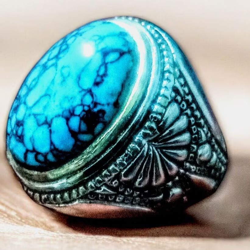 Batu Akik Pirus Antik Iran Persia