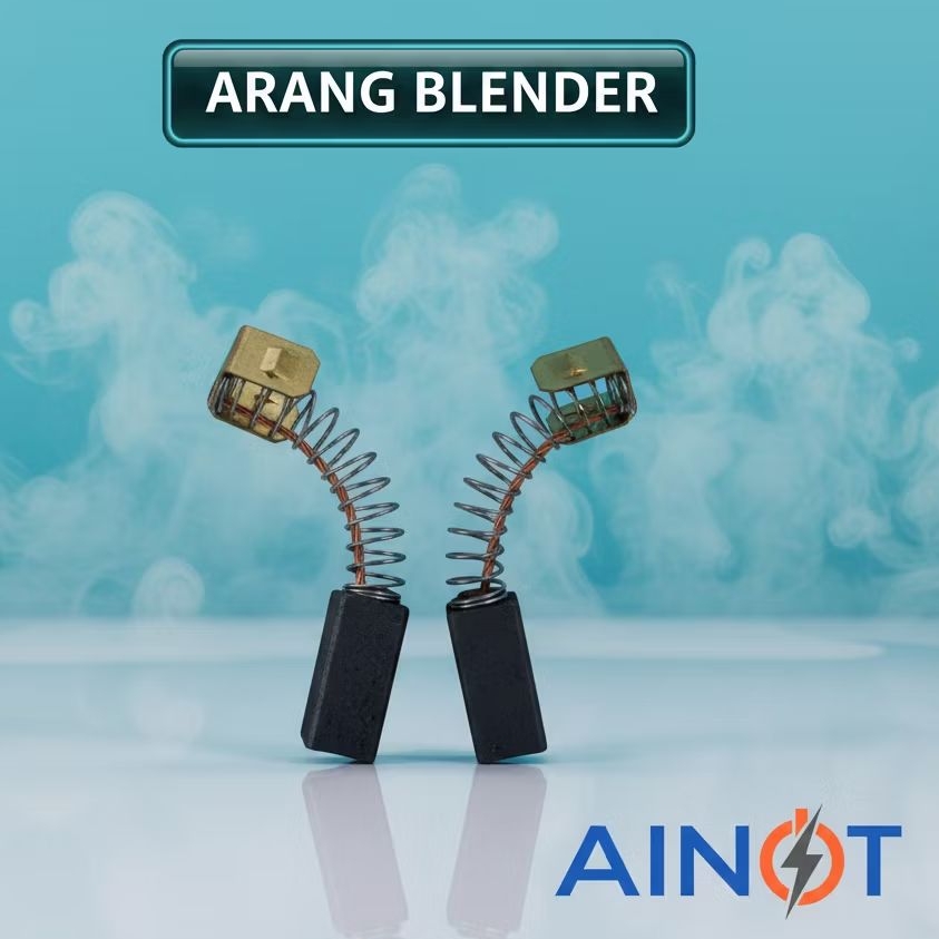 Carbon Brush Arang Dinamo Blender Universal 16x6.5x6mm AINOT Kul untuk Miyako Cosmos Philips