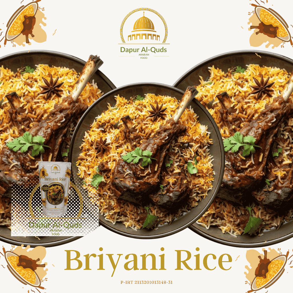 Paket Nasi Kebuli Briyani Premium Arabian Food  Briyani Mandhi  Kabsa   Kebuli Instan masak instant 