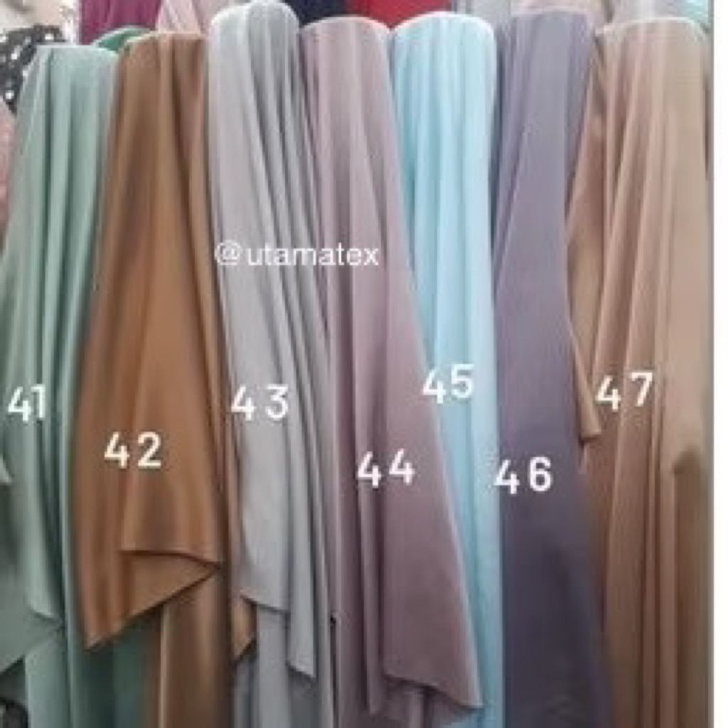 Bahan Saten Maxmara/ Kain Maxmara/ Maxmara Premium