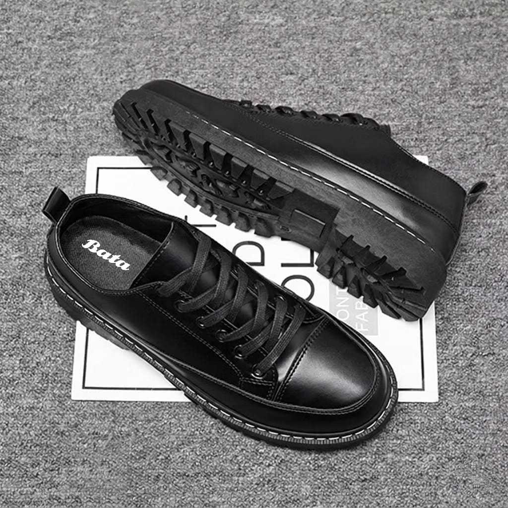 BATA Pantofel Formal Sepatu Pantofel Formal Pria dengan Tali Model Kasual Ukuran 38-44 Pantofel Form
