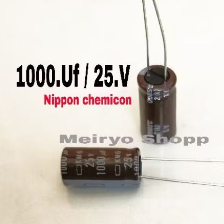 elco 1000 uf-25 v ( Capacitor Elco 1000 UF/25V Nippon chemicon)