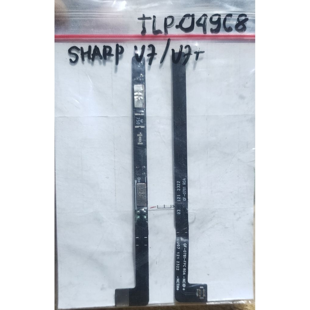 Papan PCB Konektor Baterai Flexibel Soket BMS TLP049C8 Sharp Aquos V7 V7 Plus