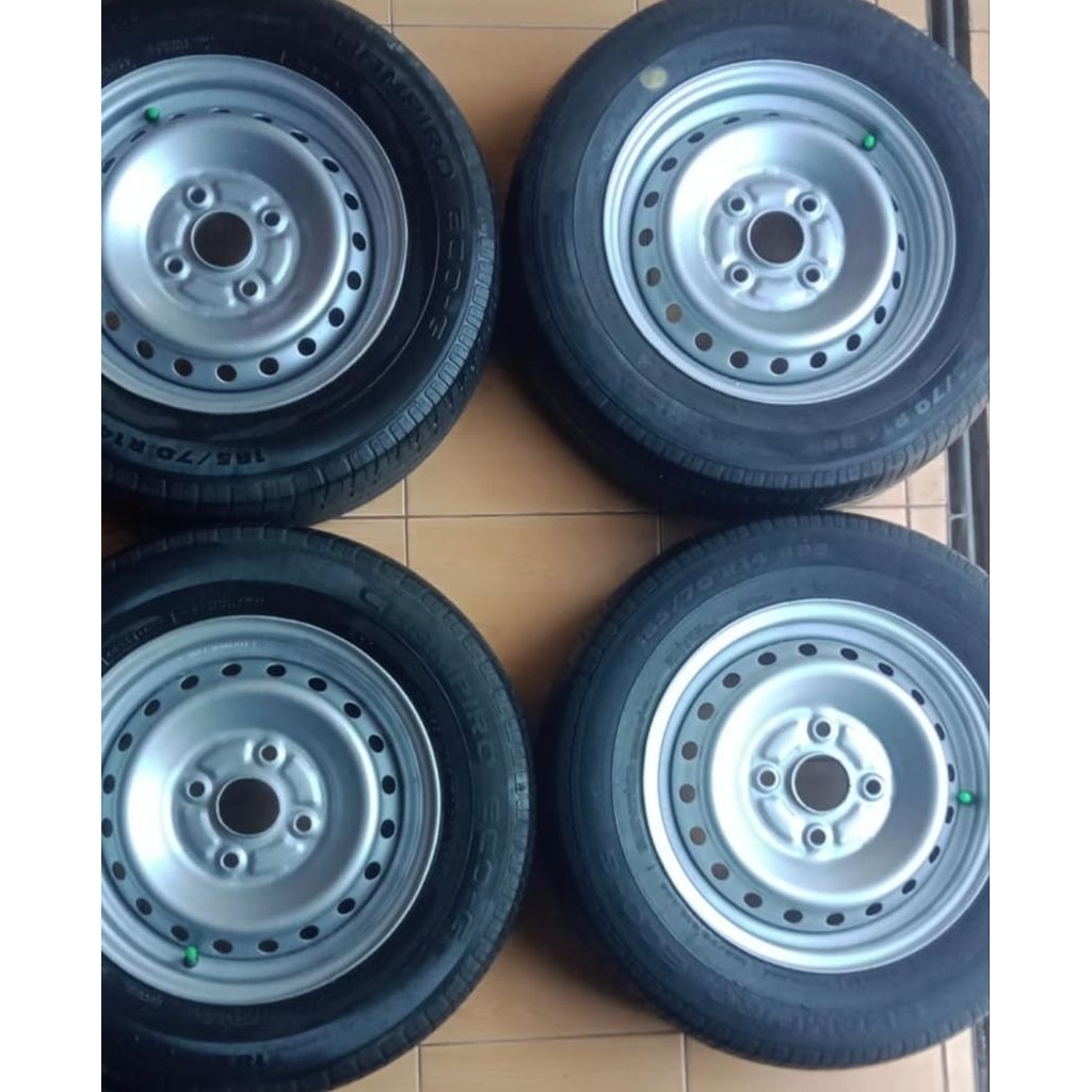VELG KALENG R14 PCD 4x114.3 PLUS BAN