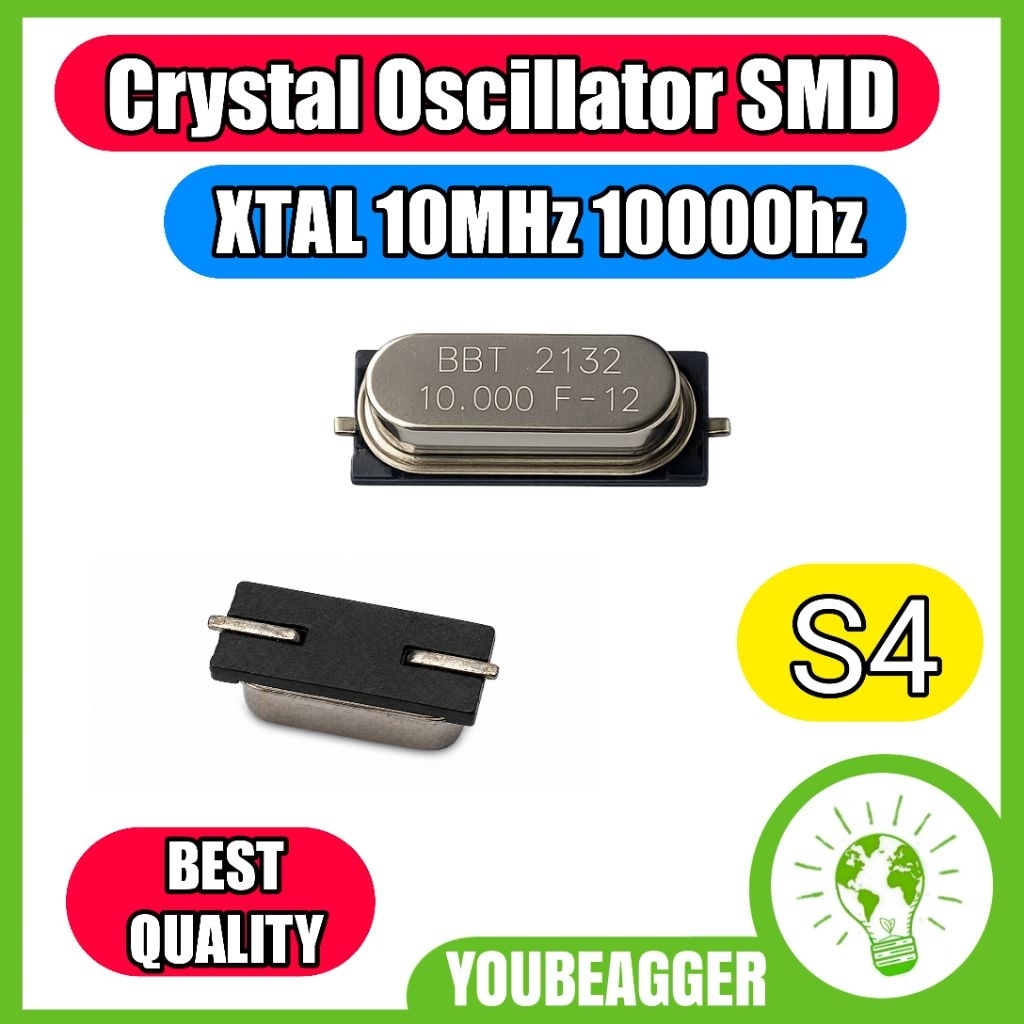 Crystal Oscillator SMD 10MHz XTAL 10.000MHz Quartz Oscillator