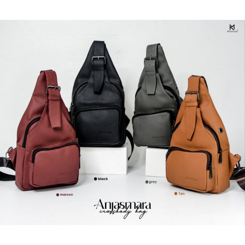 (tas selempang)TAS PRIA ANJASMARA BAG BY MOONZAYA