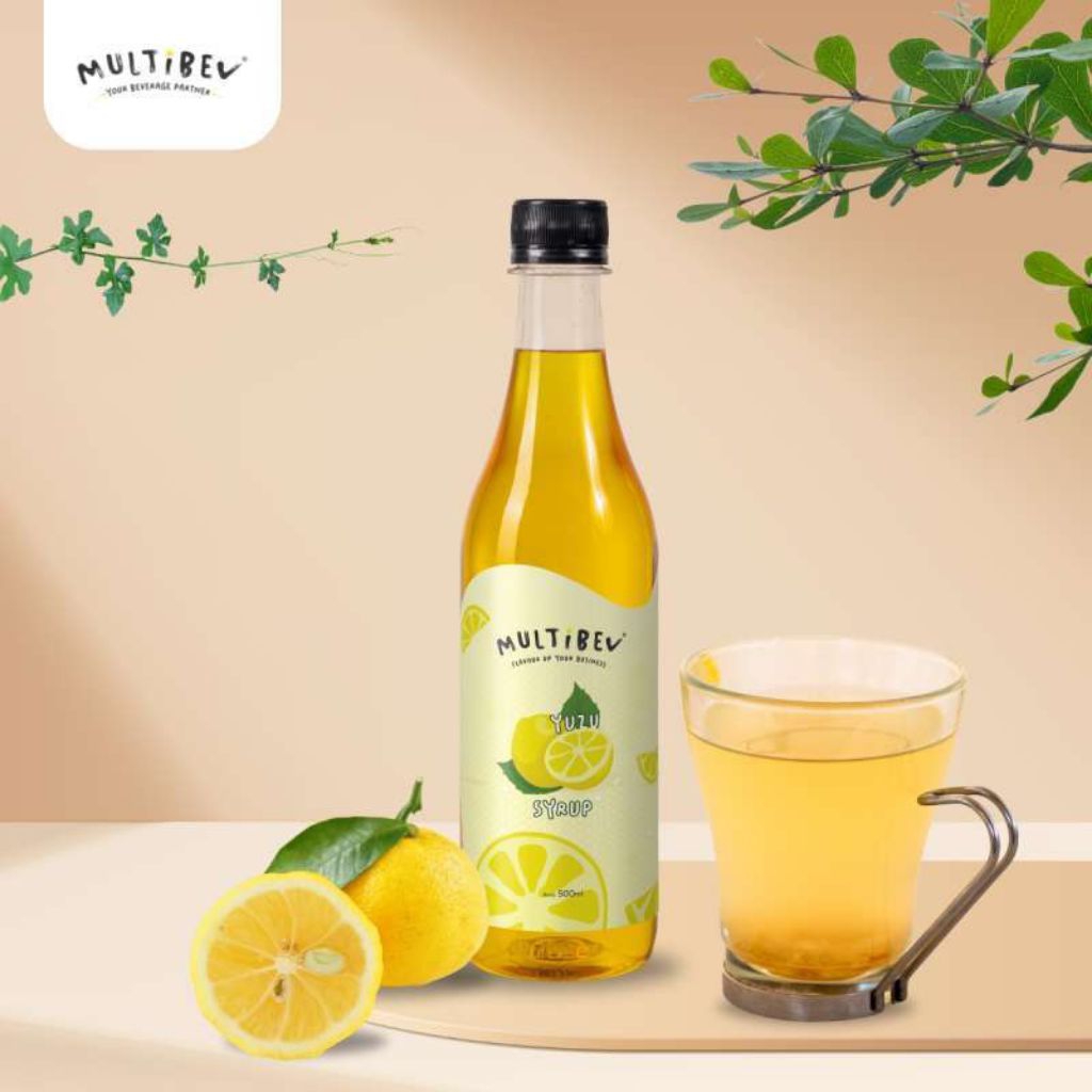 Multibev syrup Yuzu 500ML - Syrup Yuzu - Sirup Yuzu - sirup minuman rasa yuzu