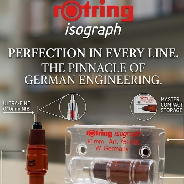 Rotring Mata Rapidograph 0,1mm