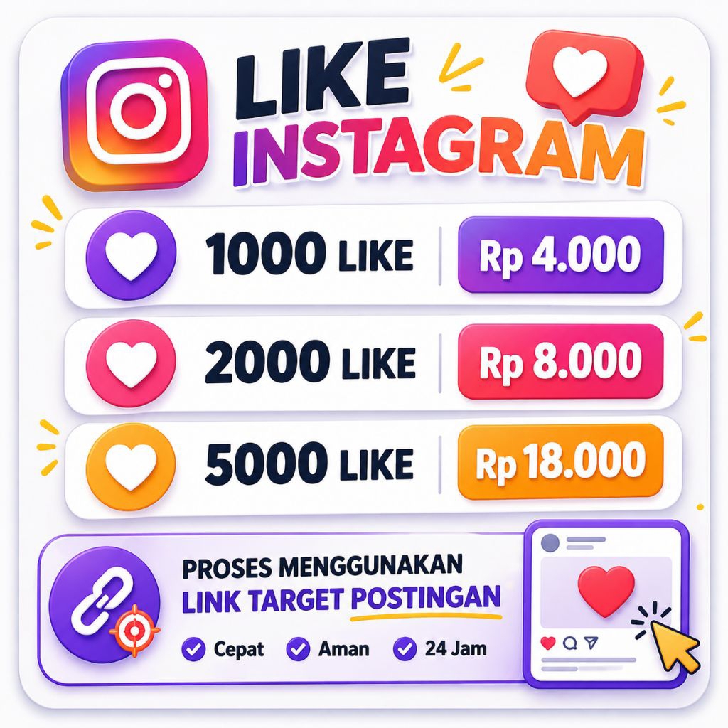 Like Instagram Post, Video & Reels – Proses Cepat Bergaransi Refill Live time