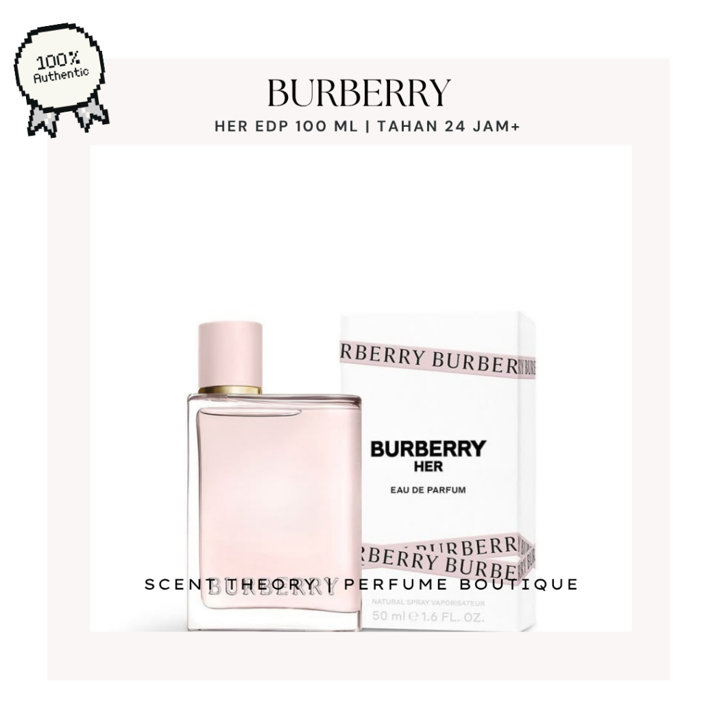 BURBERRY HER EDP 100ML ORIGINAL | PARFUM WANITA