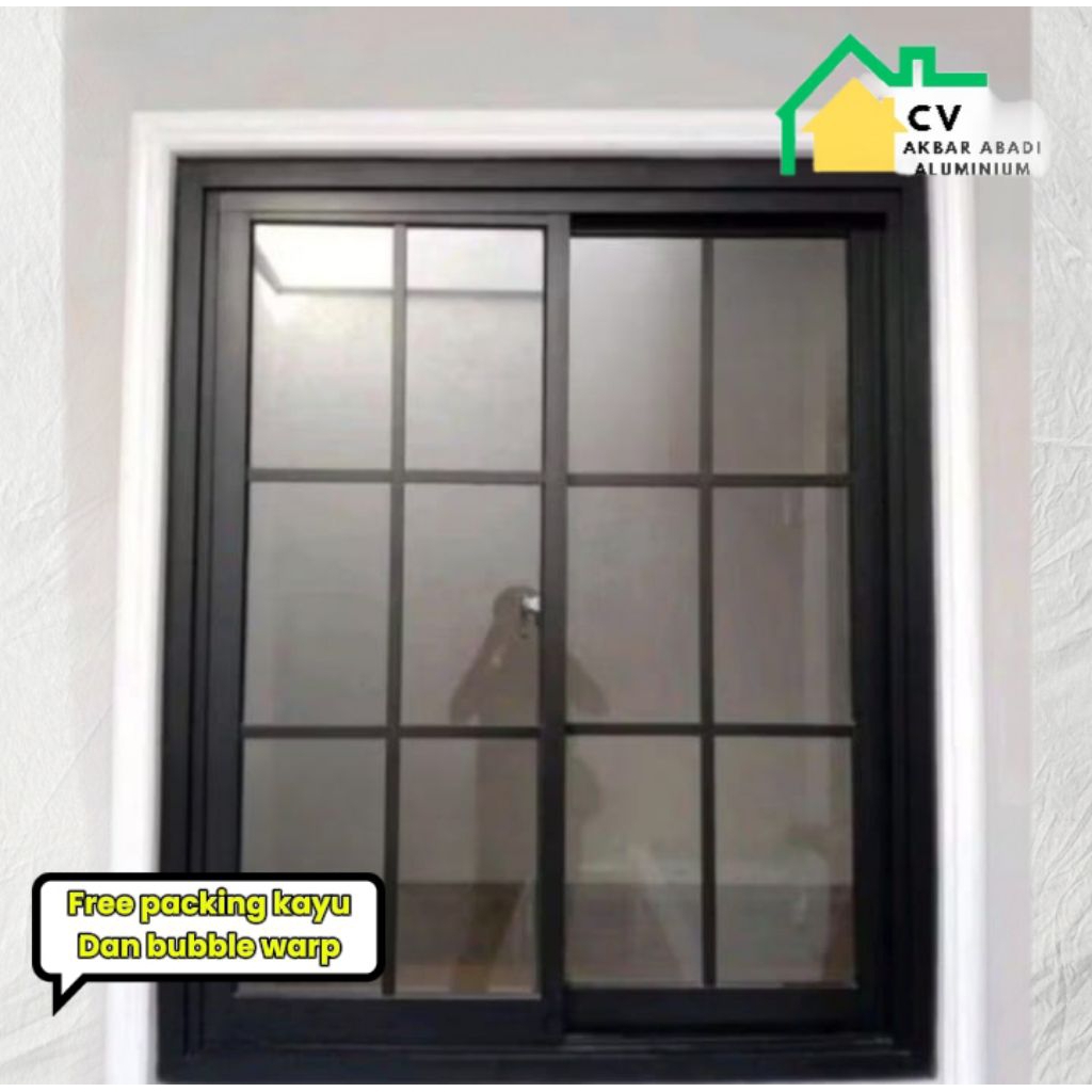 JENDELA GESER SLIDING ORNAMEN ALUMINIUM