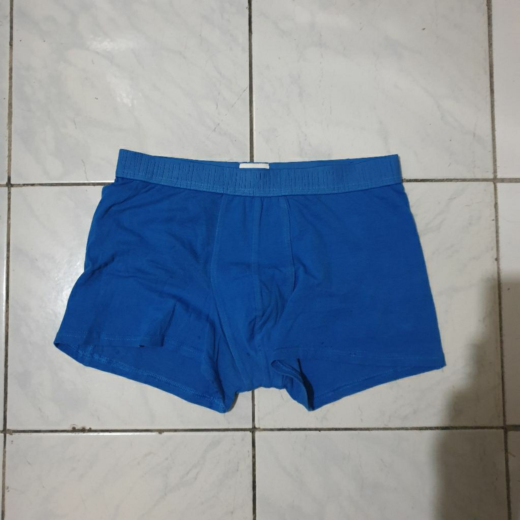 Celana Dalam Pria Cristiano Ronaldo | Sempak Cowok Biru CR | Boxer Briefs Pria Biru CR7