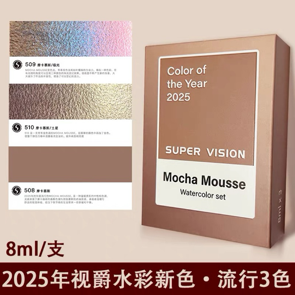 Super Vision Art Watercolor Year Series 2022 2023 2024 2025 sharepan