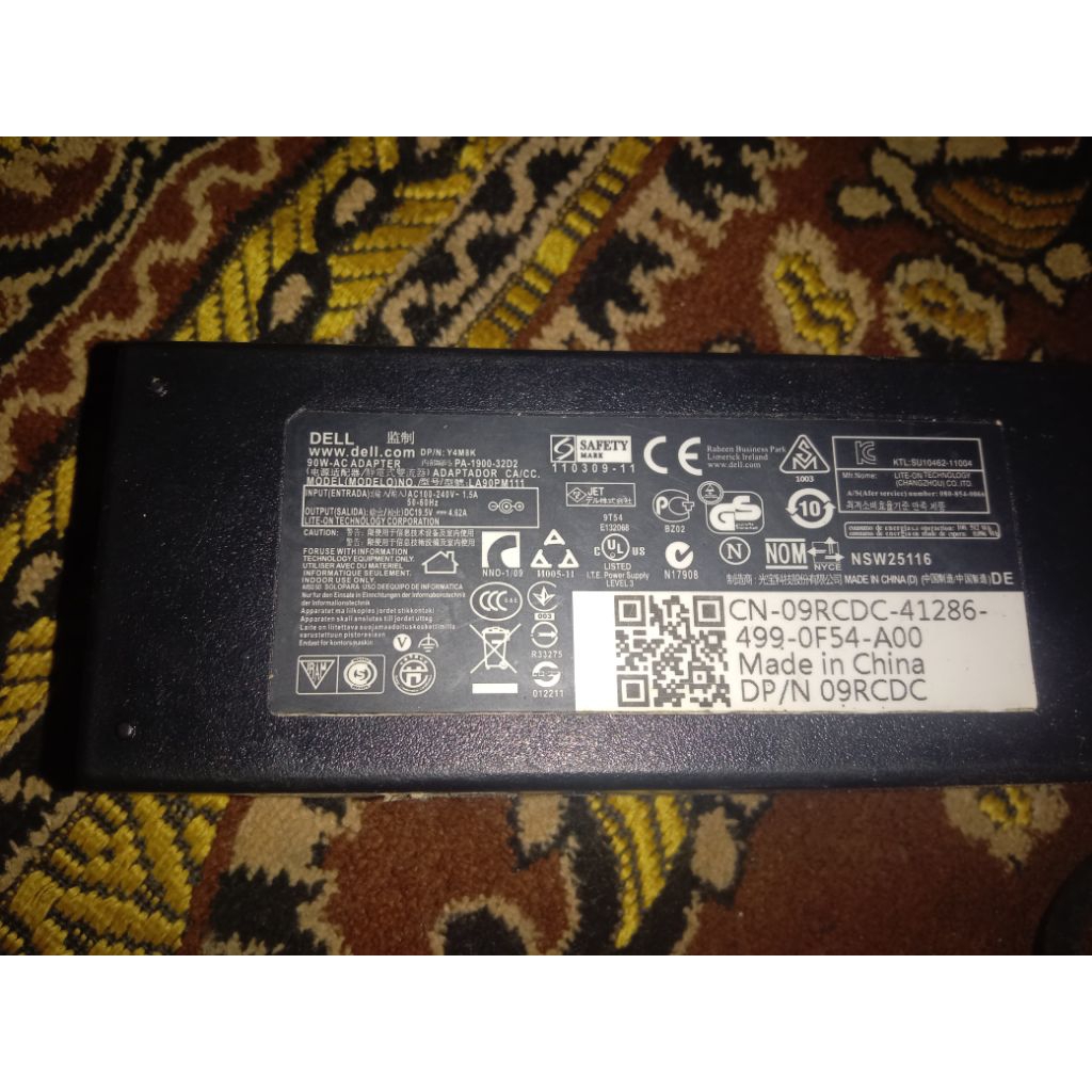 Cas laptop Dell original 4.62 ampere