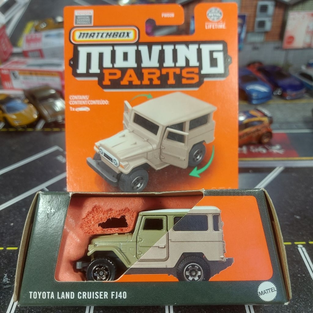 Matchbox Moving Part Toyota Land Cruiser FJ40 minus busa