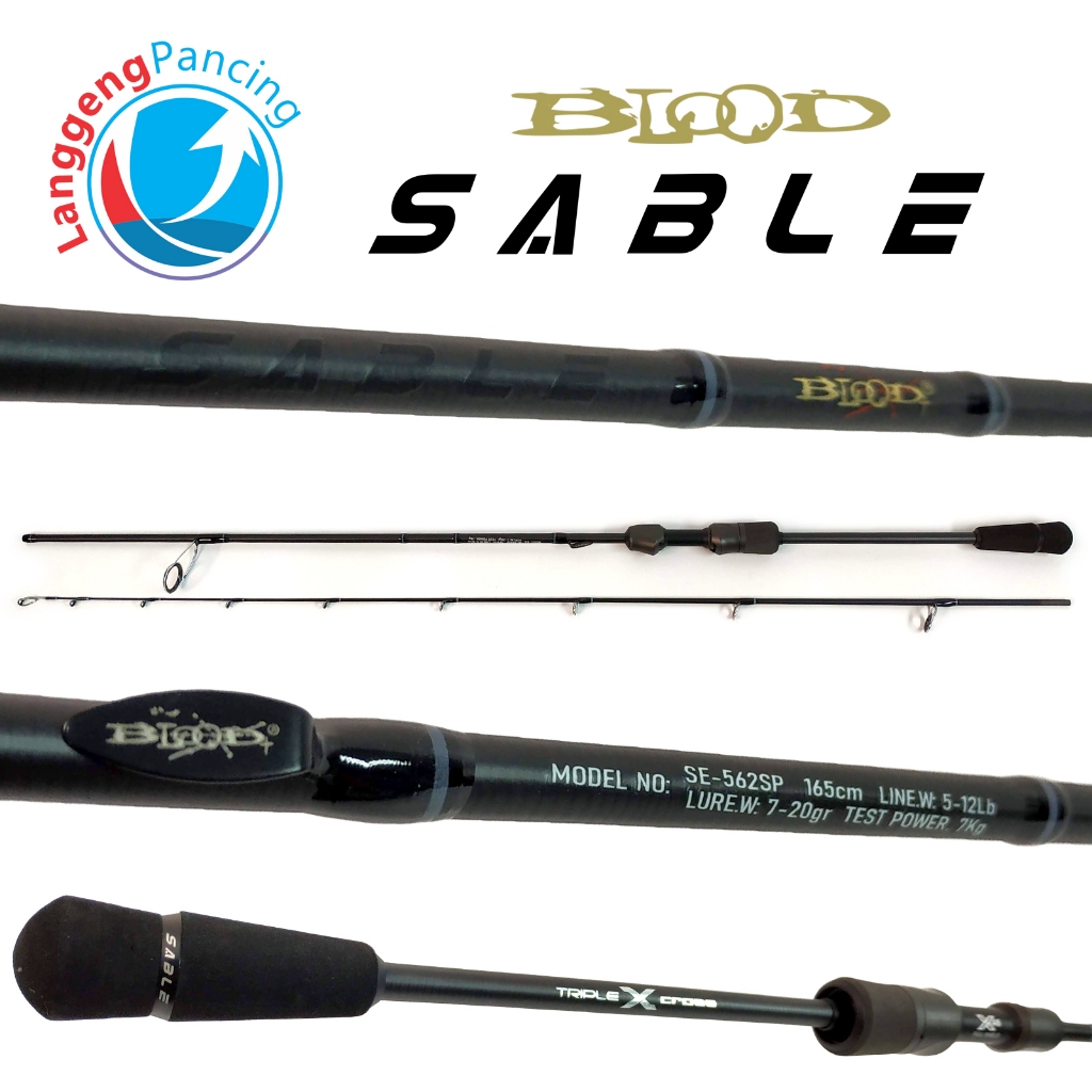 Joran Pancing Blood Sable Carbon Solid Full Black 150 165 180