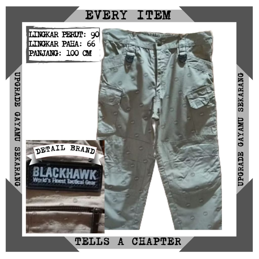 Celana Kargo Unisex | Motif Tactical Ripstop