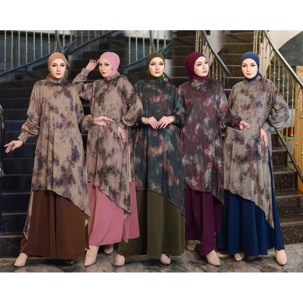 Lishana - Gamis MJ Mode BEST SELLER untuk Wanita, Desain Elegan dan Nyaman, Cocok untuk Kondangan, H