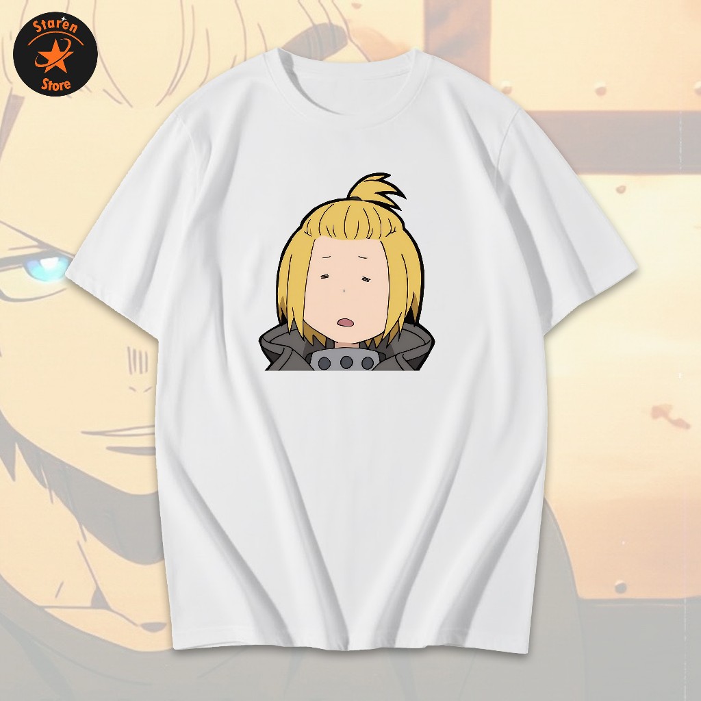Kaos Anime Fire Force Arthur Boyle Sleepy Unisex Bahan Cotton Combed Premium Nyaman