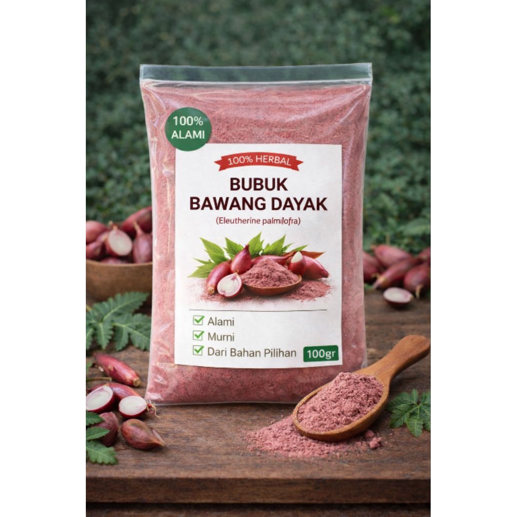 Bawang Dayak Bubuk 100gr. Bawang Dayak Serbuk 100gr