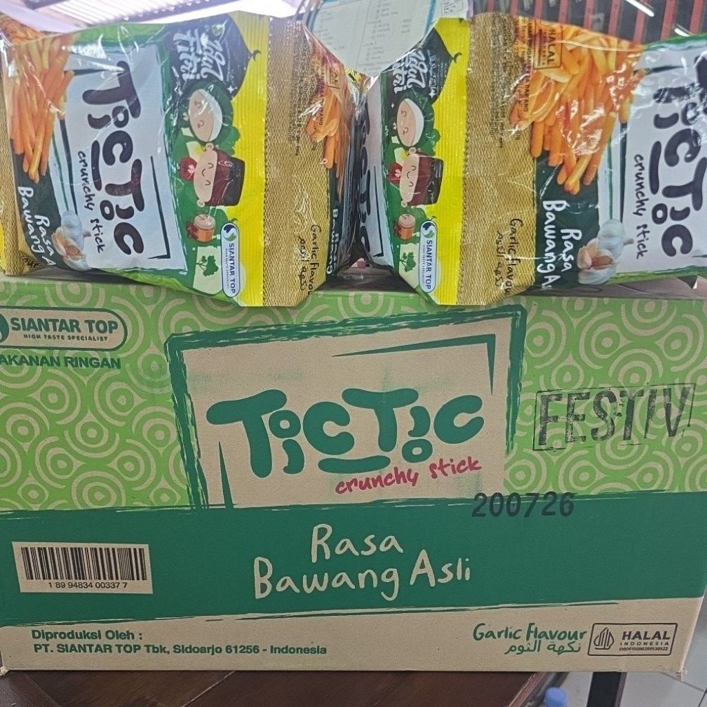 Tic tic stik renceng 1dus isi 40pcs