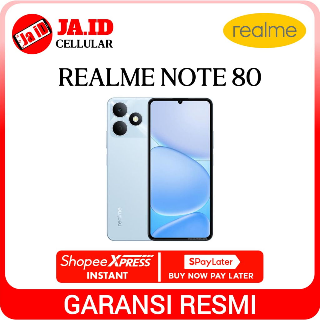 SMARTPHONE REALME NOTE 80 ORIGINAL GARANSI RESMI
