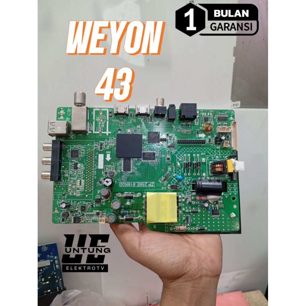 MB TV WEYON 43 MAINBOARD-MOTHERBOARD-MOBO-MODUL MESIN TV LED WEYON 43