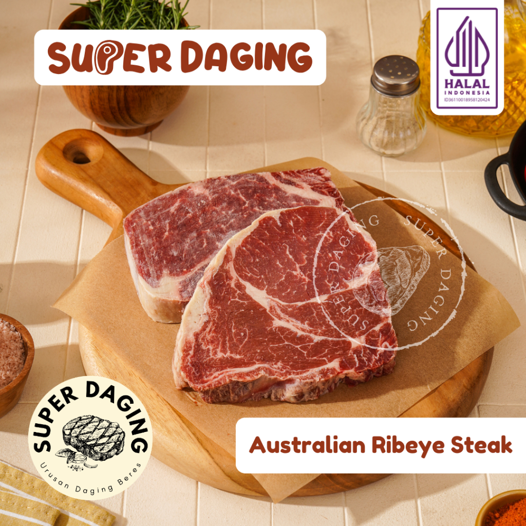 Australian Wagyu Steak Ribeye MB9 - Super Daging Semarang