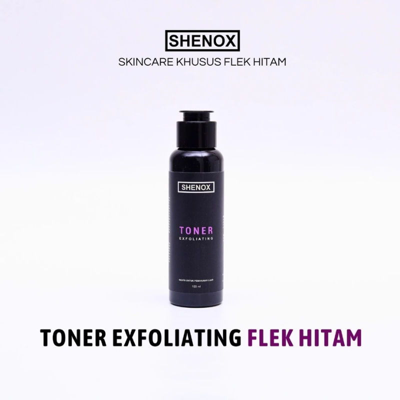 Shenox Toner Exfoliating Menghilangkan Flek Hitam Dan Bekas Jerawat Melasma Resmi BPOM | Toner Flek 