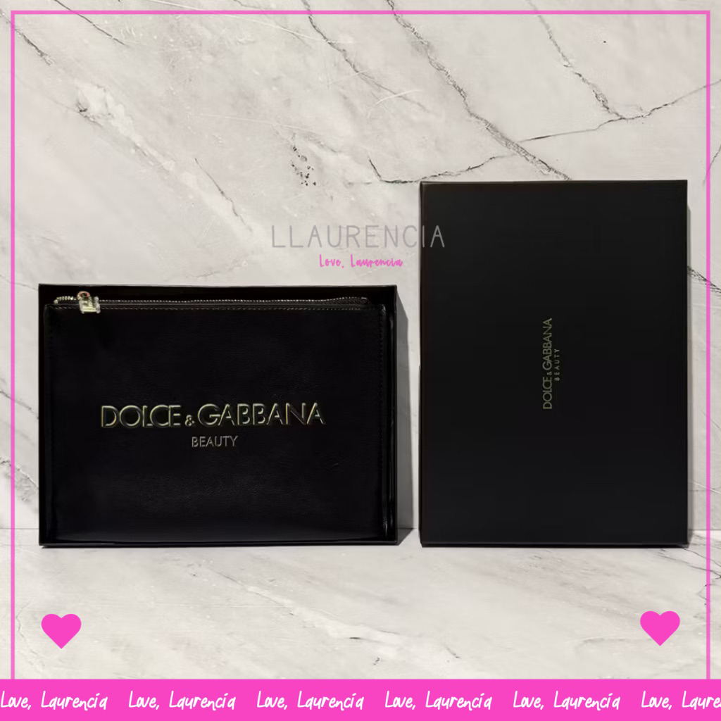 Dolce & Gabbana Beauty Pouch / D&G tas kosmetik makeup bag make up case travel