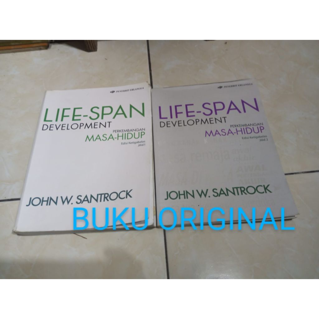 buku original life span development / jil 1 & 2 - ed 13