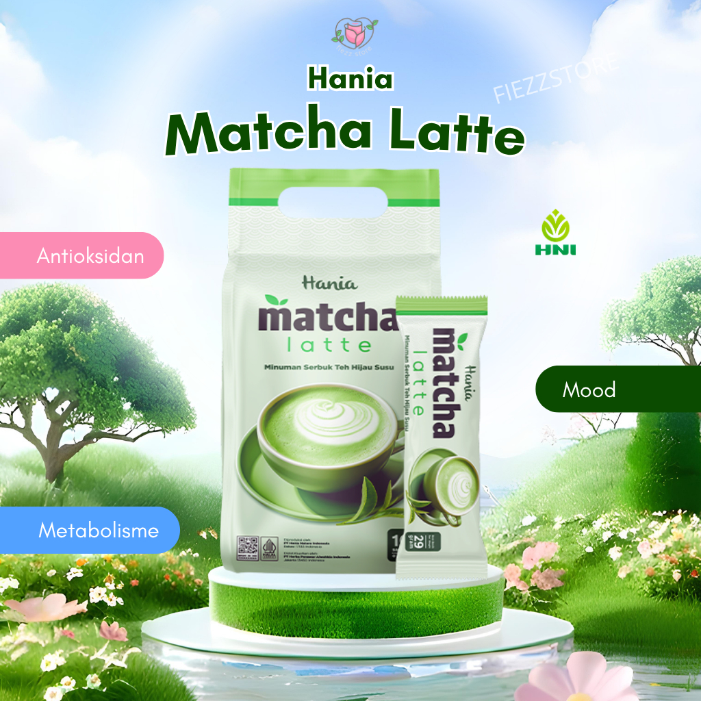 Hania Matcha Latte HNI HPAI Original 10 Sachet