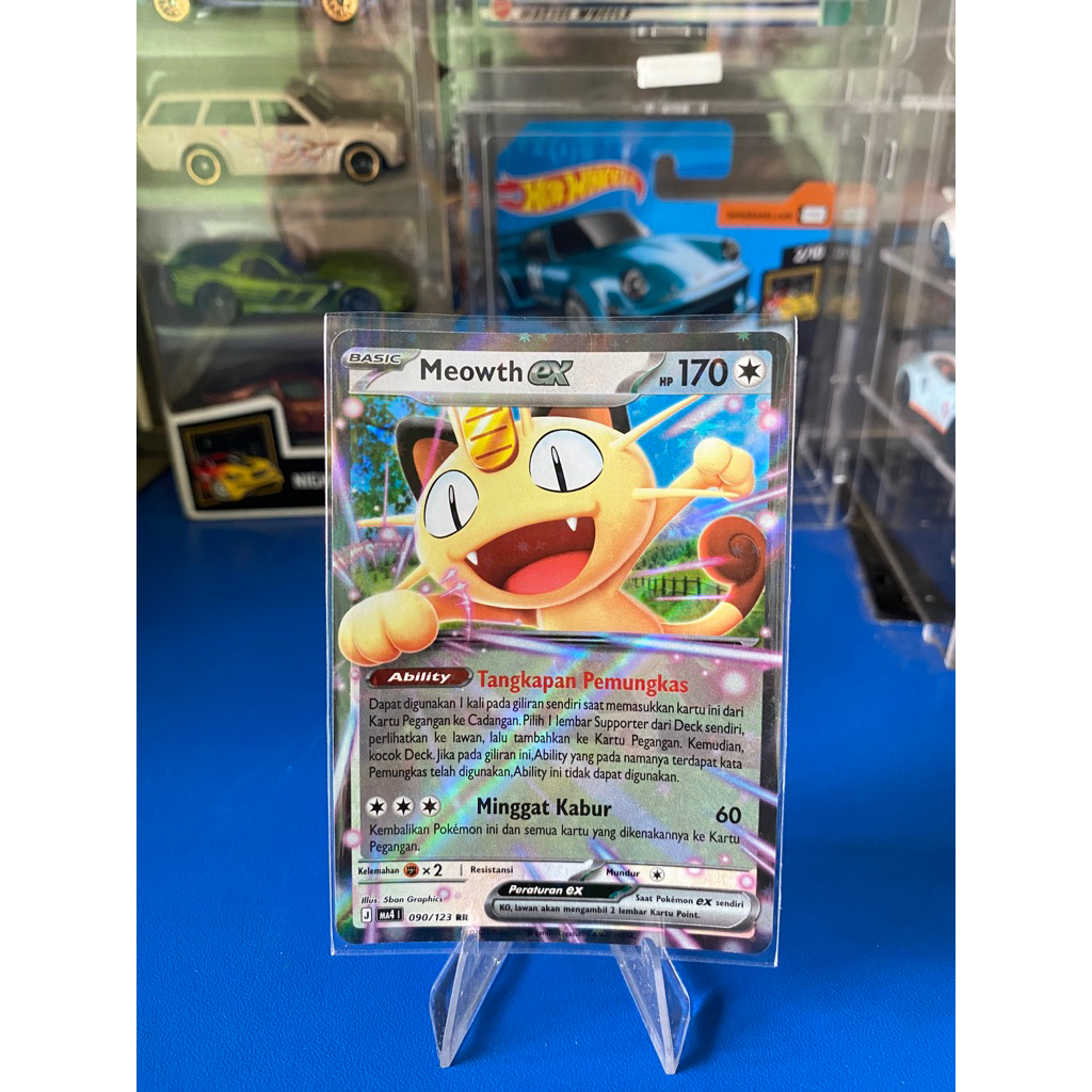 Tcg Meowth Ex RR Ledakan Peniada