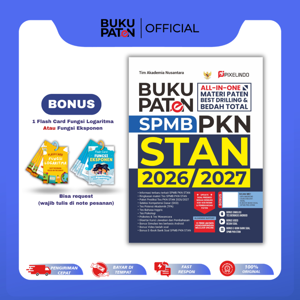 BUKU PATEN Buku Seleksi Masuk SPMB PKN STAN 2026/2027