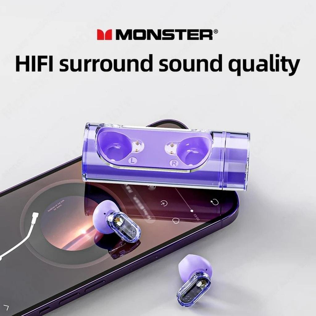 Monster XKT13 Tws Bluetooth Earphone Earbuds Headset
