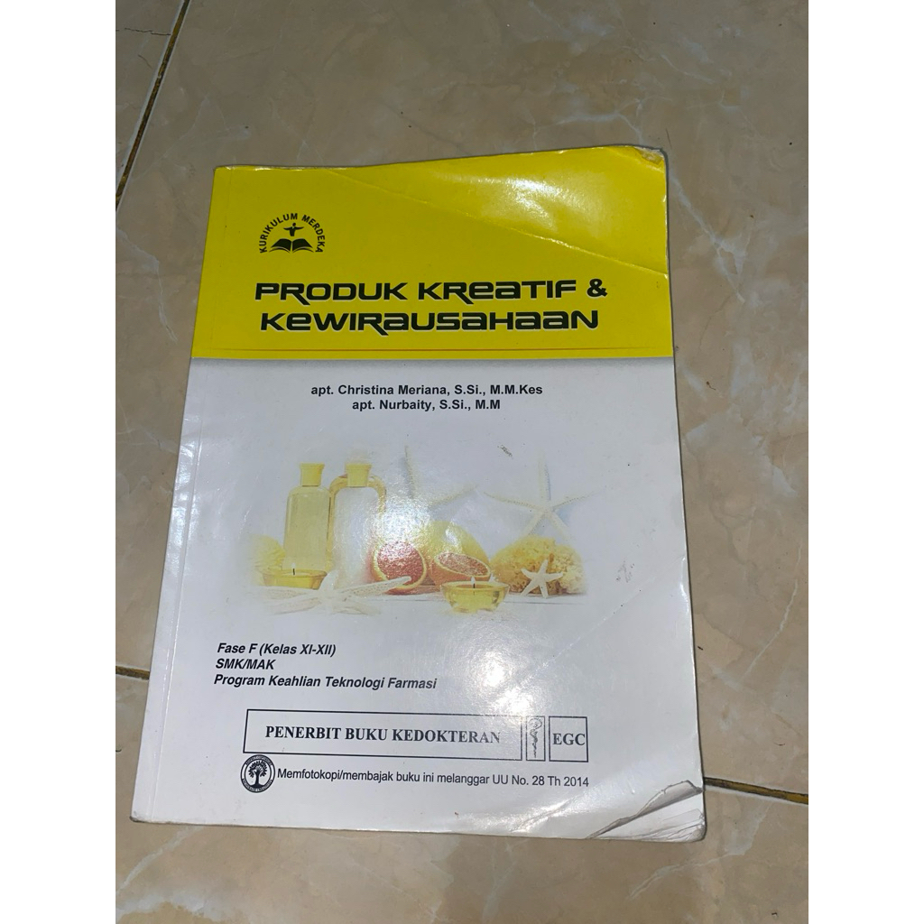 PRELOVED BUKU PKK EGC FASE F