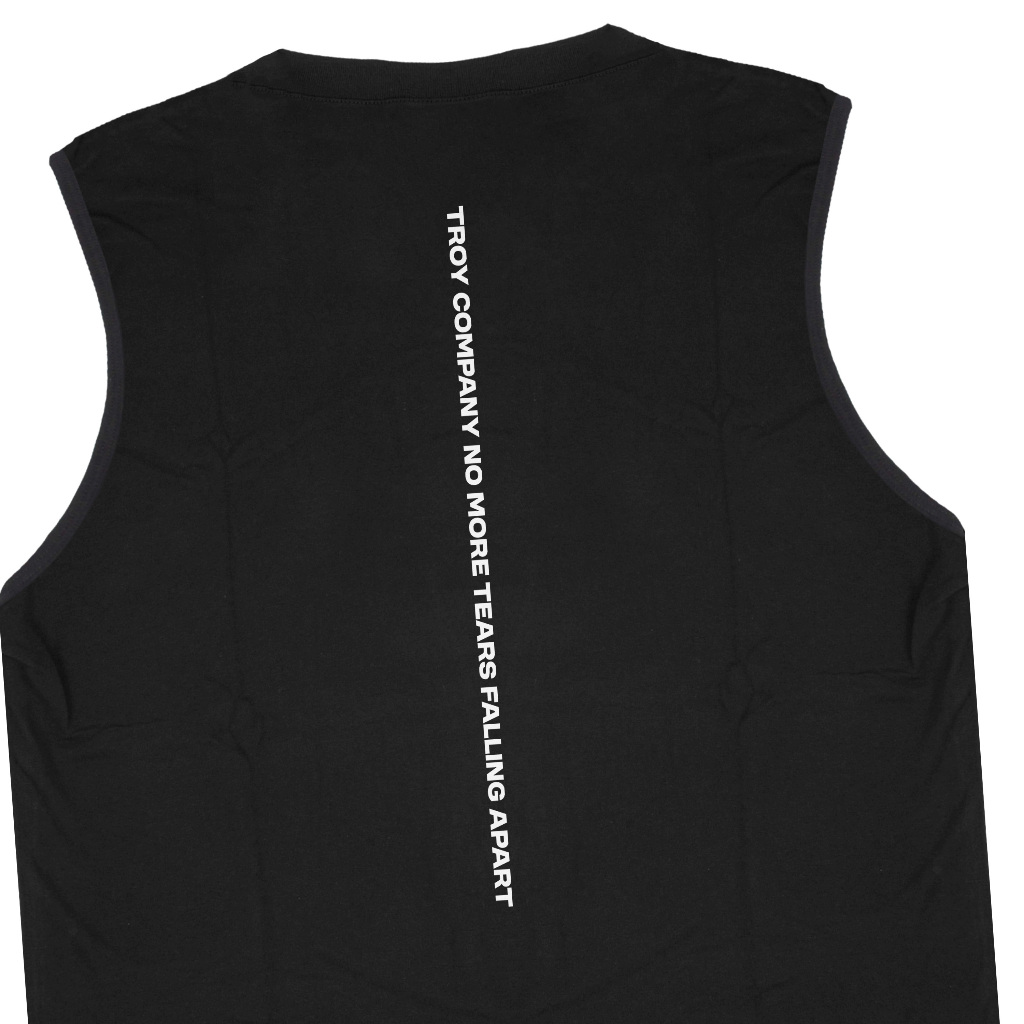 Troy Company Kaos Singlet Pria Hitam - Perry Singlet Sleeveless Black TS 3608