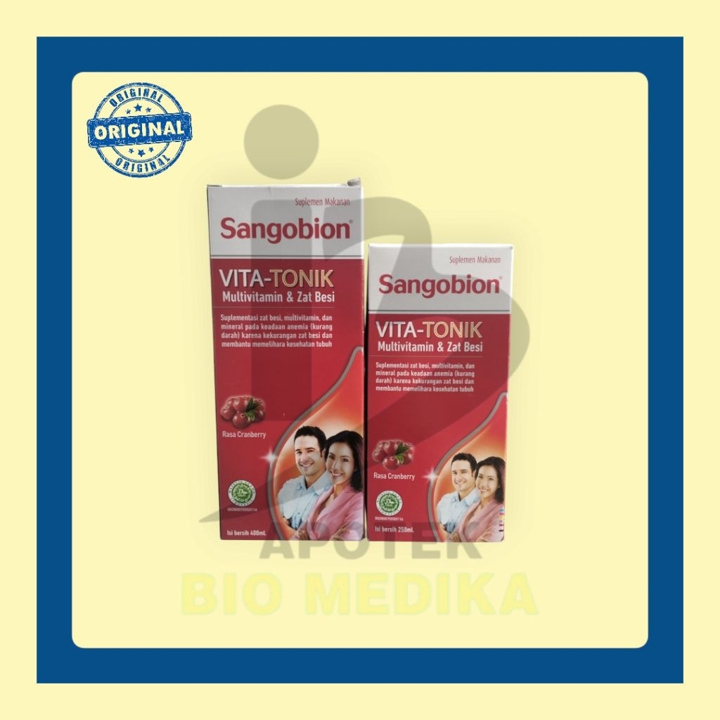 SANGOBION VITATONIK SIRUP PENAMBAH ZAT BESI