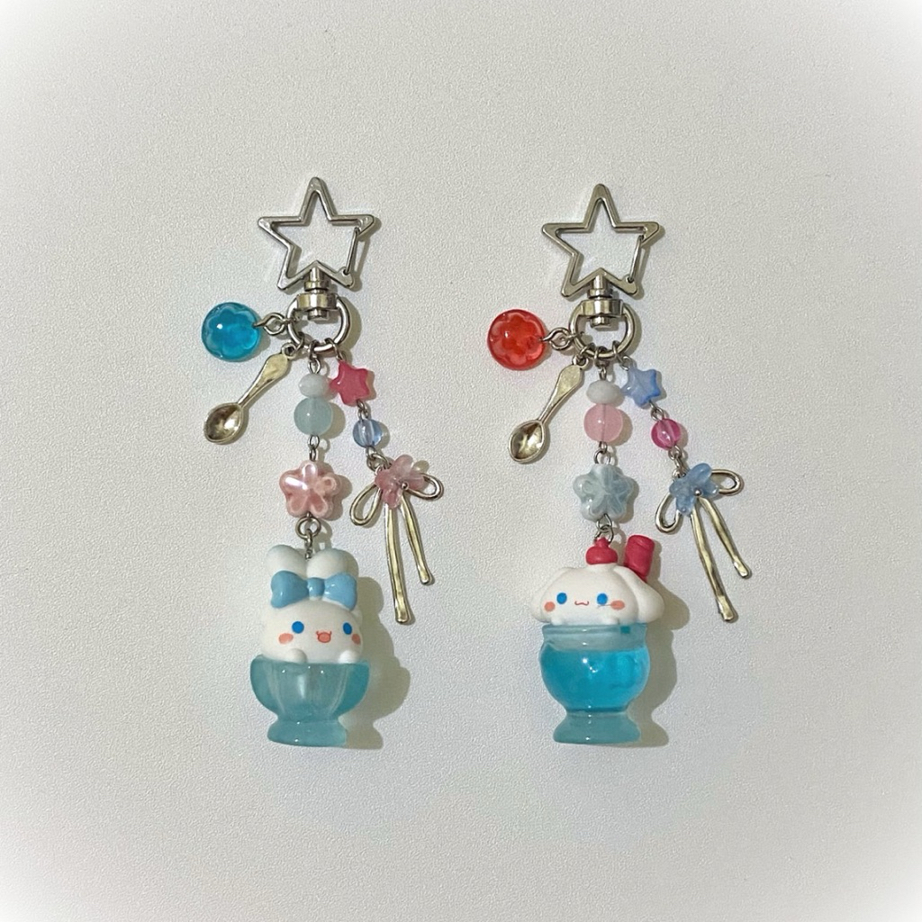 Cinnamoroll Cream Soda Keychain — sanrio cinnamoroll keychain gantungan tas