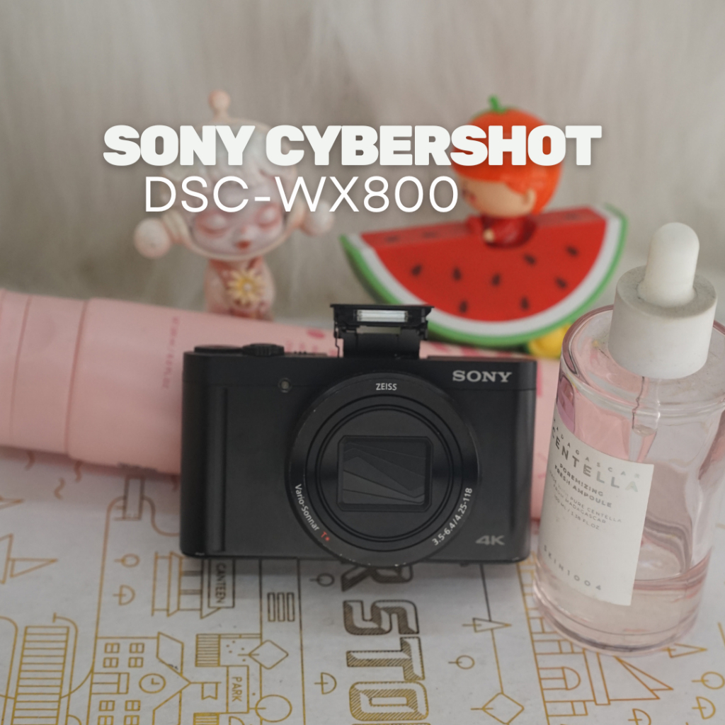 SONY CYBER-SHOT DSC-WX800 BLACK EDITION DIGICAM — KAMERA POCKET PREMIUM SUPER ZOOM