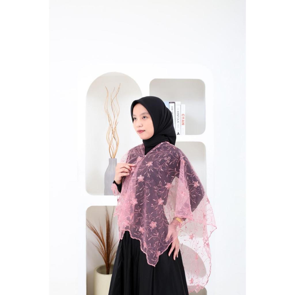 outer gogo brukat outer cantik dress pesta dress kondangan