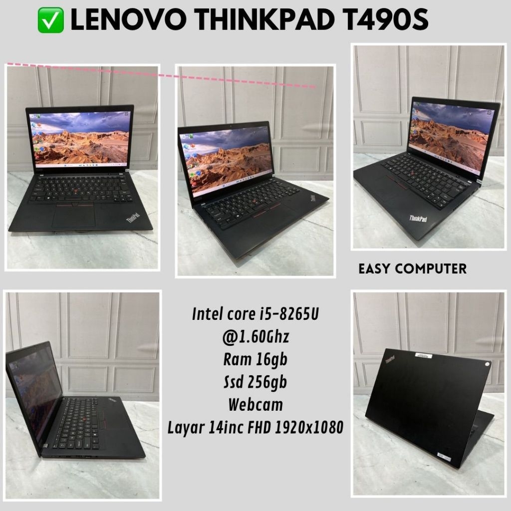 Lenovo ThinkPad T490s core i5 gen 8