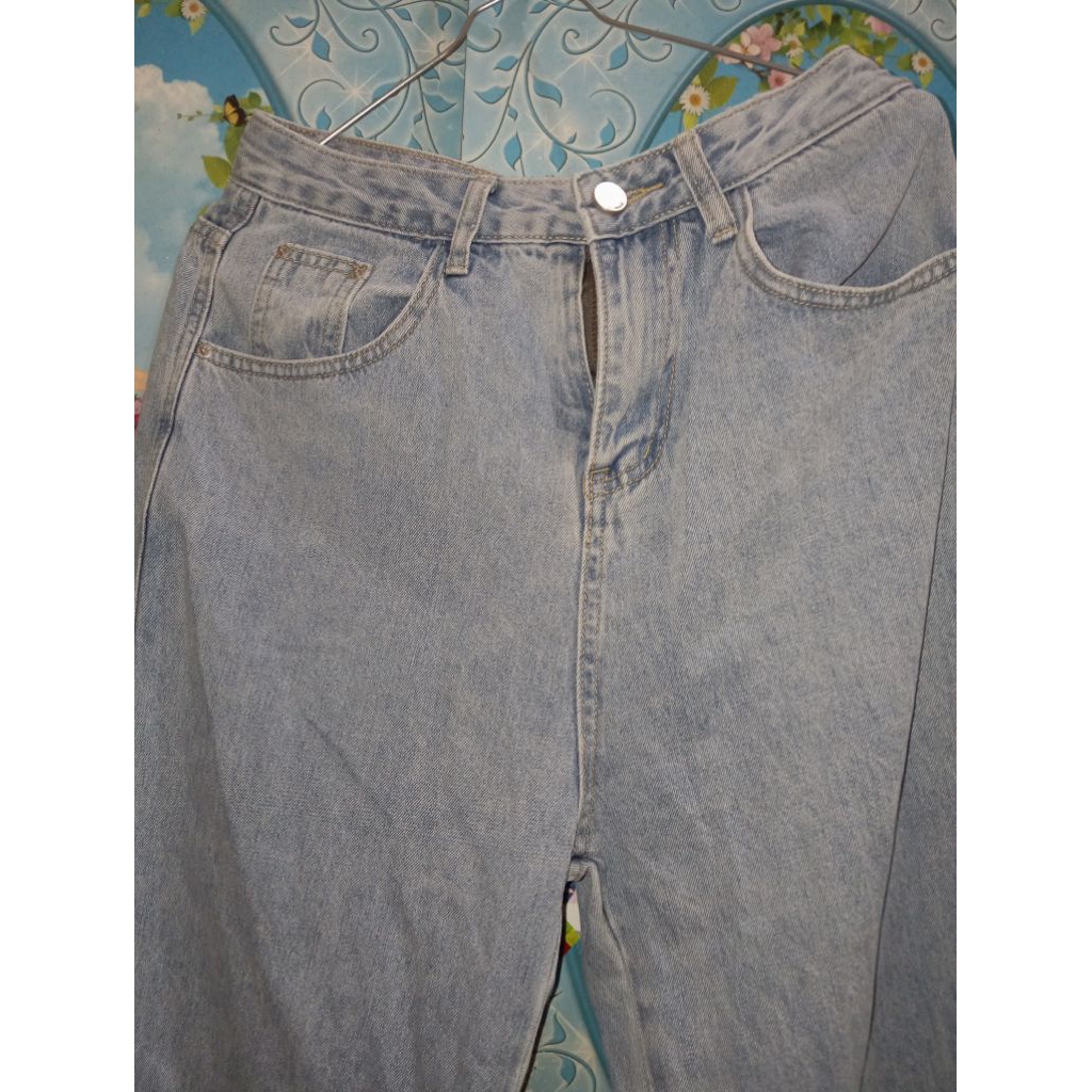 preloved jeans high-waist