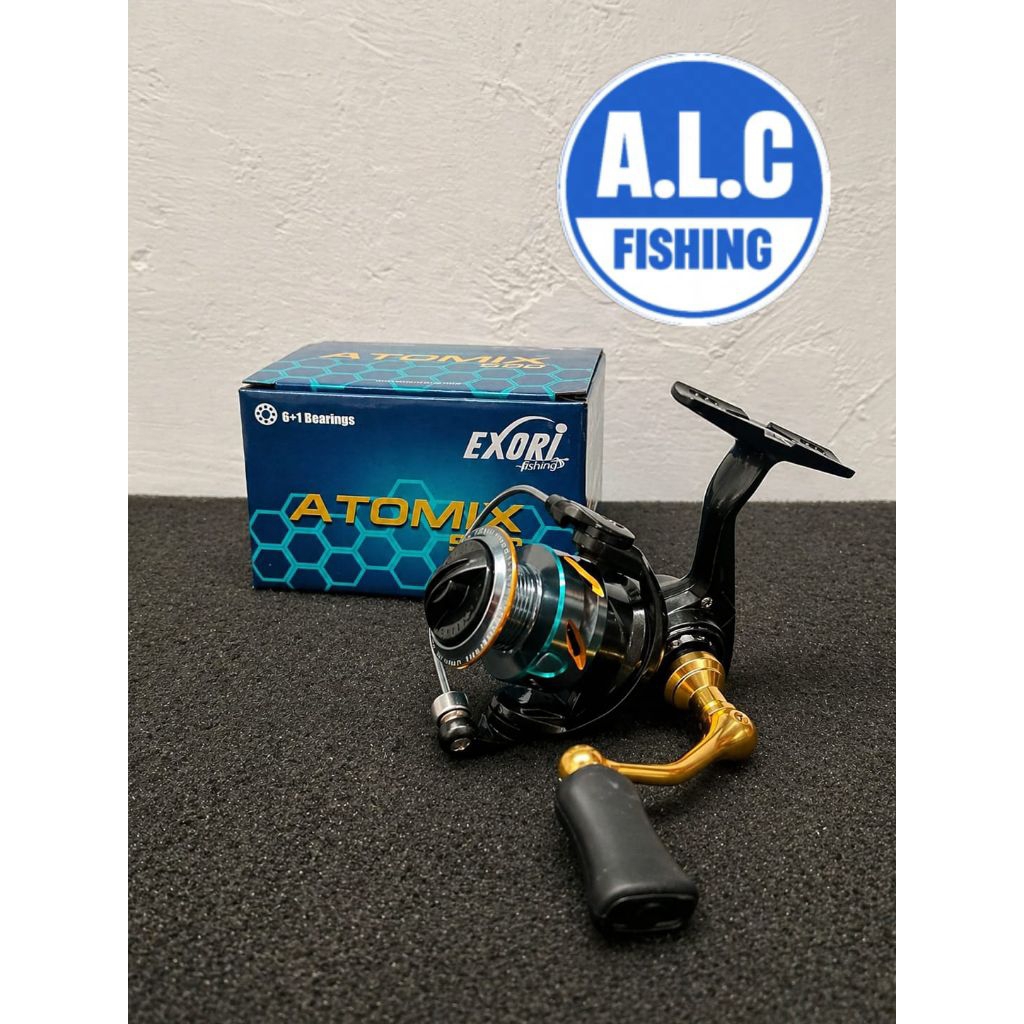 Reel Exori Atomix 500 PH gulungan pancing mini spinning micro fishing power handle kuat berkualitas
