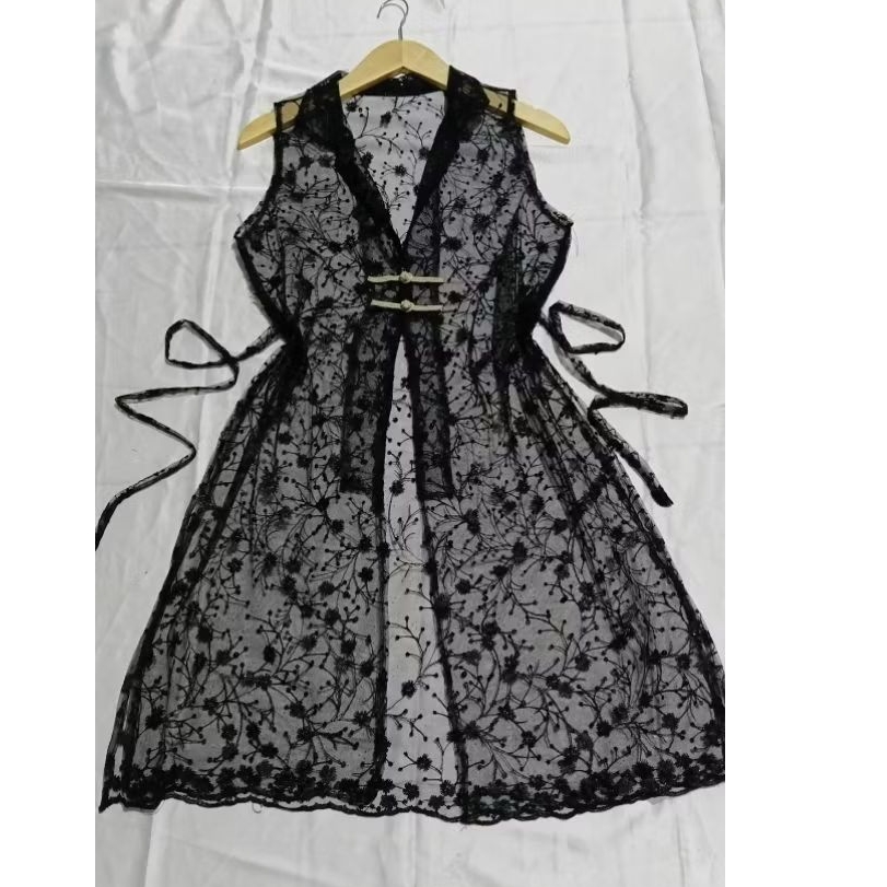 Vest brukat wanita/Vest brukat hitam/Rompi Brukat wanita dewasa/Rompi cantik/baju lebaran/vest panja