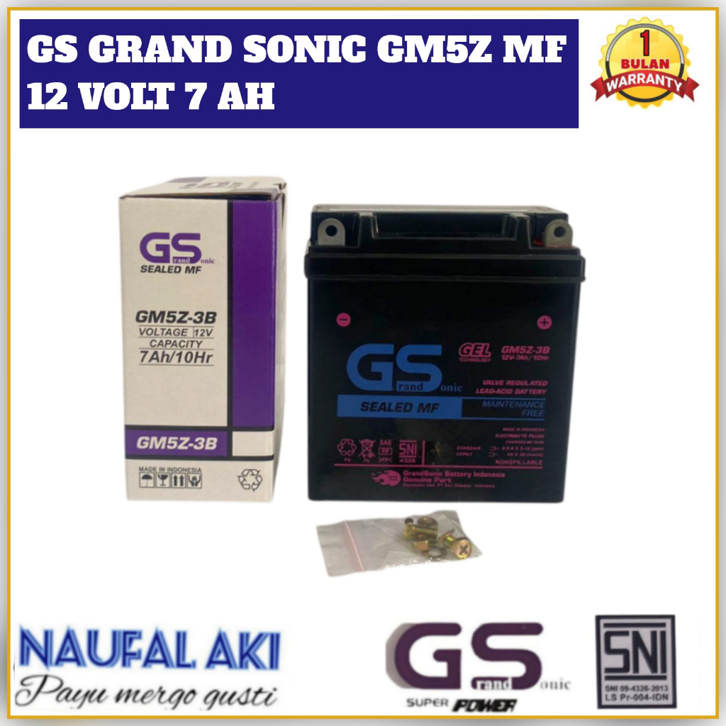 Aki Motor Yamaha Jupiter MX Old GS Gold Star Aki Kering langsung Pasang