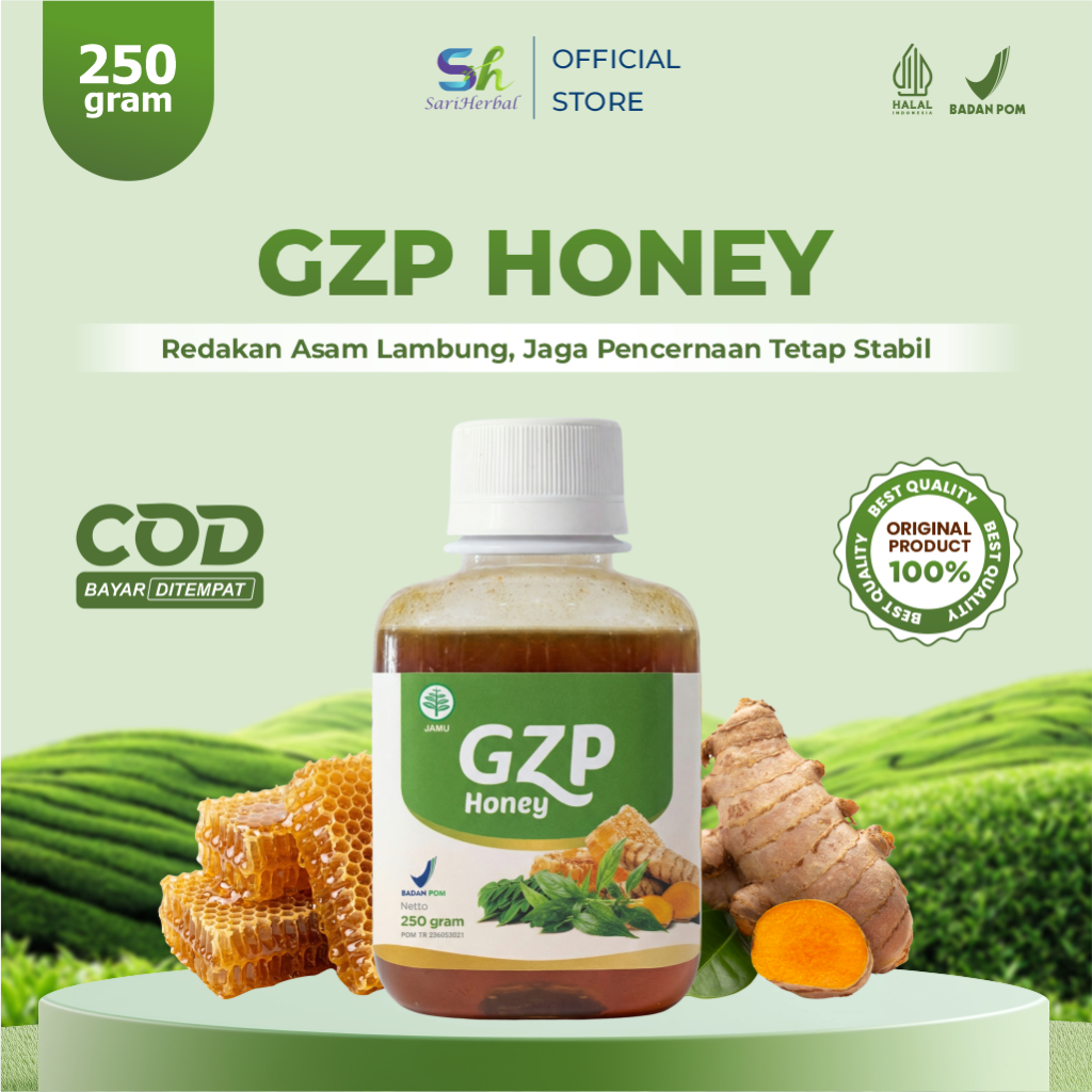 Obat Asam Lambung Gerd Zero Pro / GZP Honey