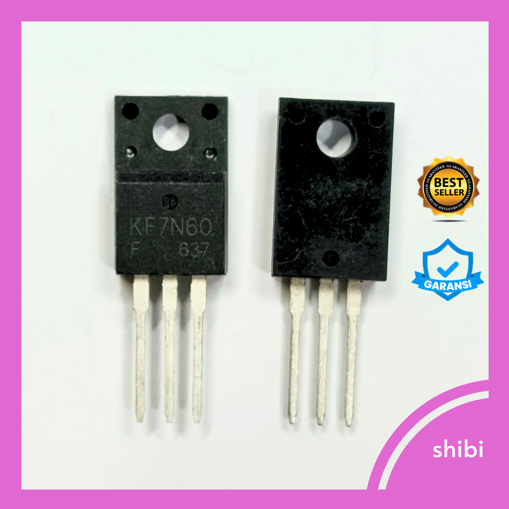 KF7N60 GARANSI KF7N60F 7N60 N-CH MOSFET TO-220F 600V 7A BARU