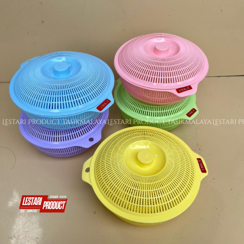 ( 12 PCS ) SANGKU NASI KIKY VIOLA | WAKUL NASI | RICE BOX | TEMPAT NASI | WAKUL NASI PLASTIK | SANGK